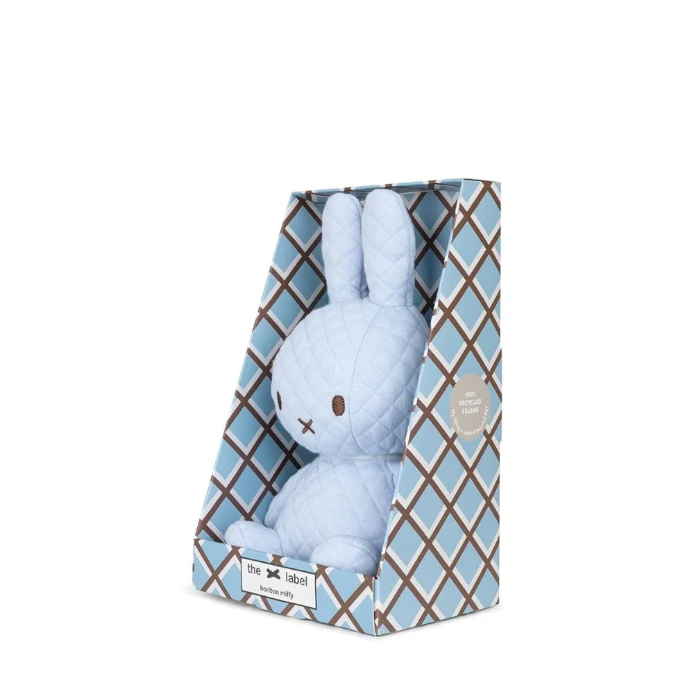 Miffy Bonbon Miffy Sitting Blue in Giftbox - 23 cm - 9"