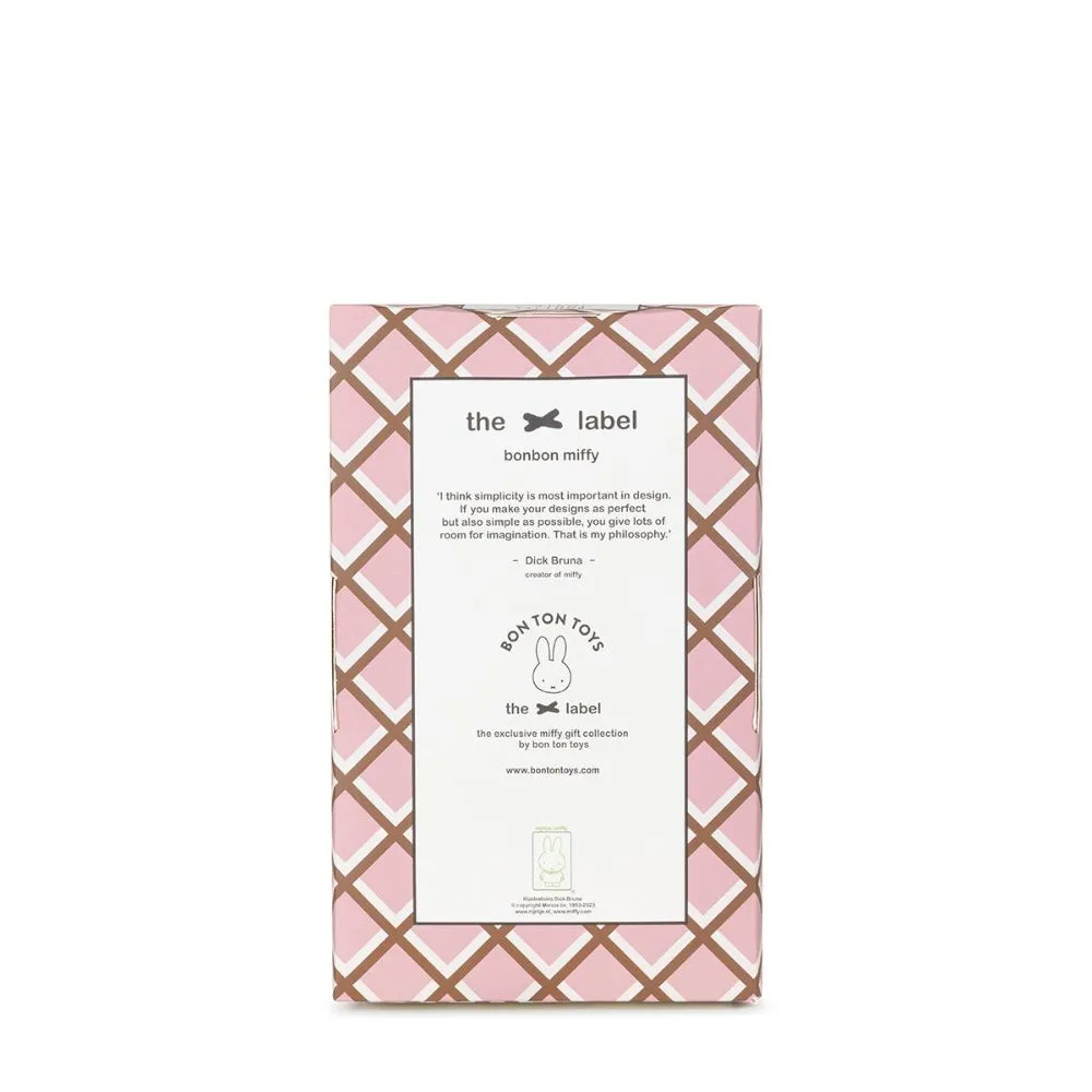Miffy Bonbon Miffy Sitting Pink in Giftbox - 23 cm - 9"
