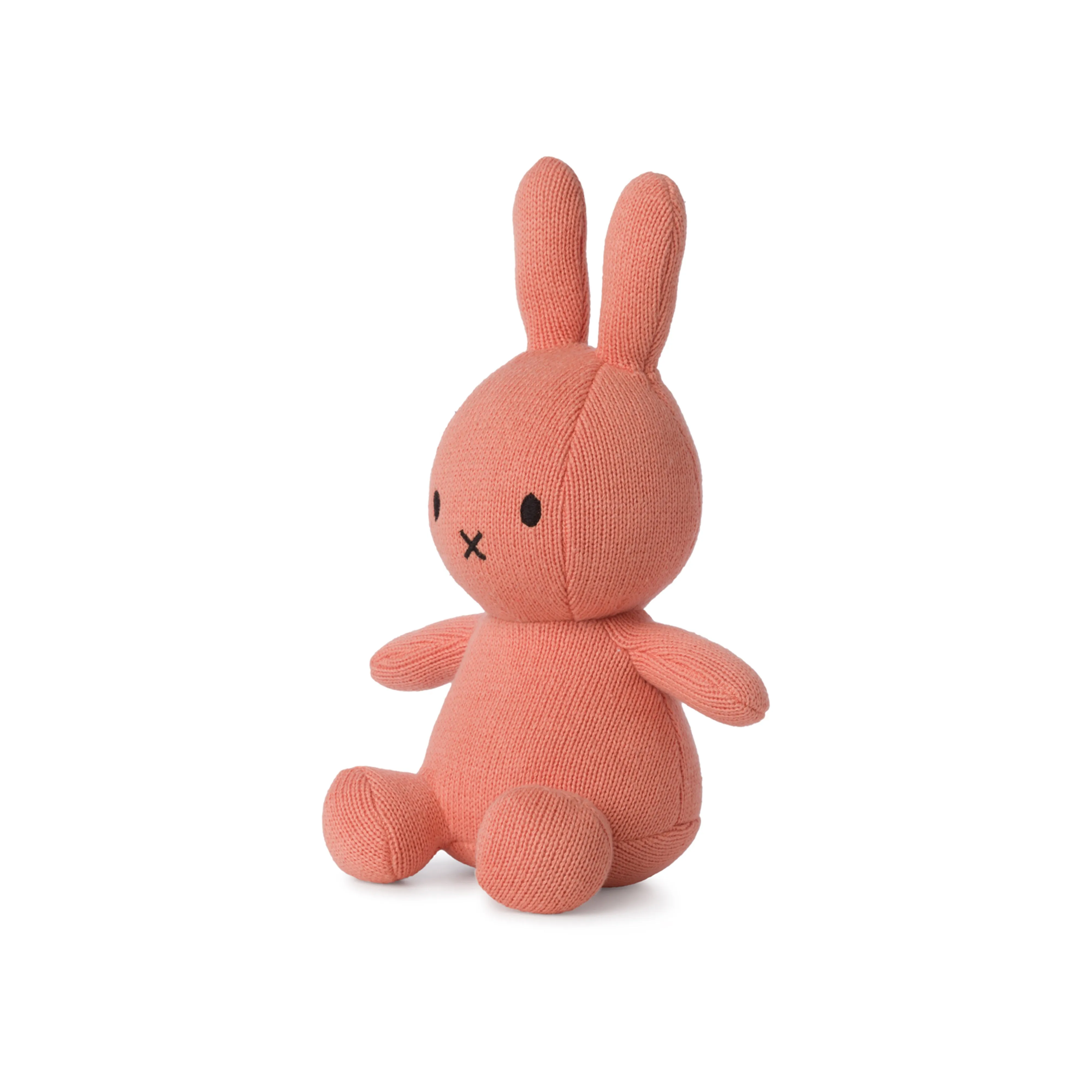 Miffy Sitting Organic Cotton Peachy Pink - 23cm