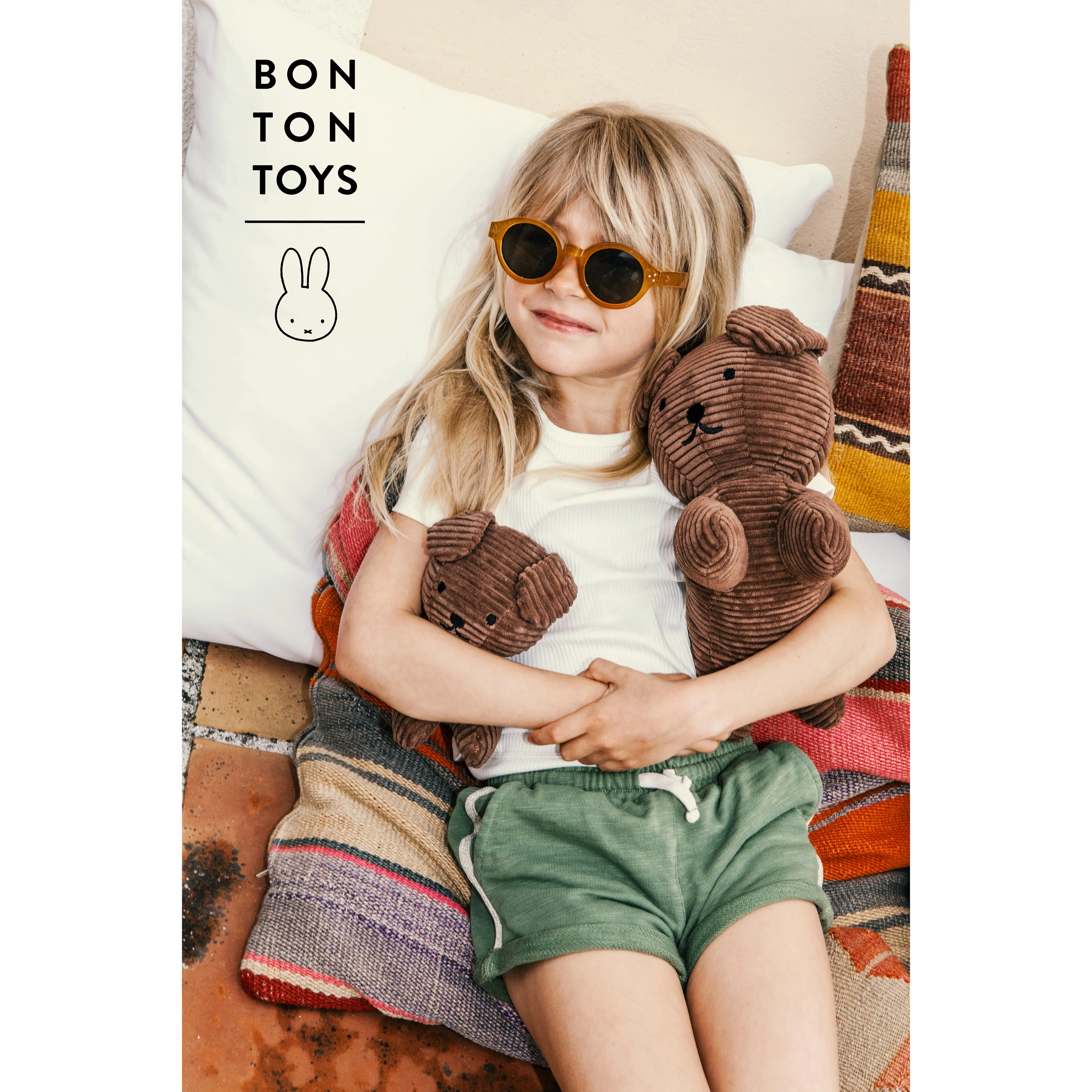 Miffy Snuffy Corduroy Brown - 30cm
