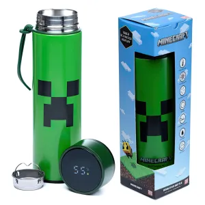 MINECRAFT Thermos Stainless Steel Bottle with Thermometer 450ml