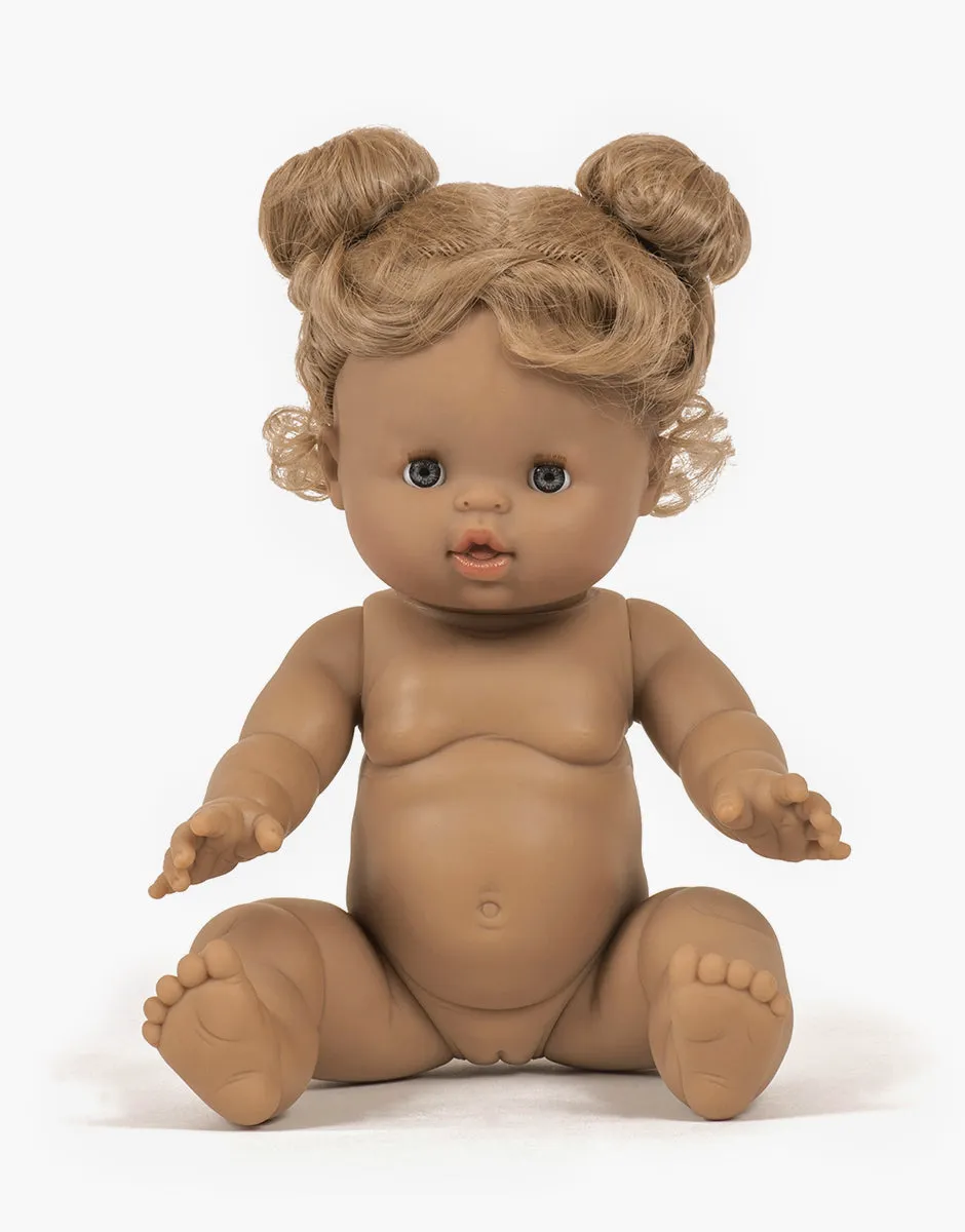 Minikane Baby Doll (13") - Louise With Clothing Odin Parker