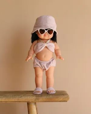 Minikane Standing Doll (14") - Jade With Clothing & Sunglasses Odin Parker