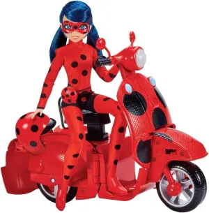 Miraculous Ladybug Switch And Go Scooter With Doll