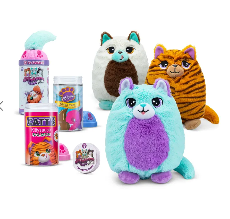 Misfittens Get Meowt Basic Collectible Plush Cats Series 1 Assorted Styles