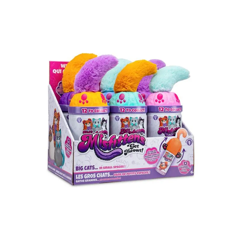 Misfittens Get Meowt! Basic Collectible Plush Cats Series 1 Bandit - Himalayan Cat