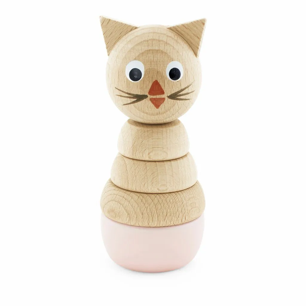 Miva Vacov | Wooden Cat Stacking Puzzle | Victoria LAST ONE!