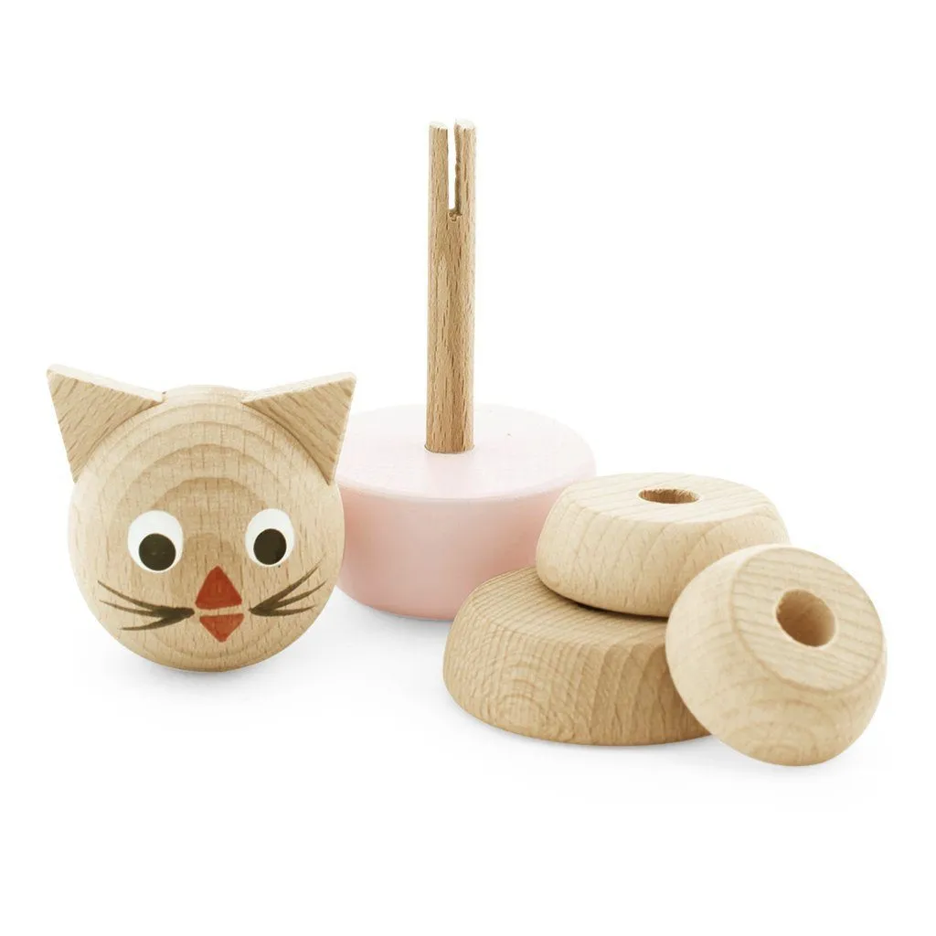 Miva Vacov | Wooden Cat Stacking Puzzle | Victoria LAST ONE!