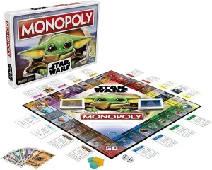 Monopoly Star Wars The Child Edition Board Game for Kids and Families (in Spanish)