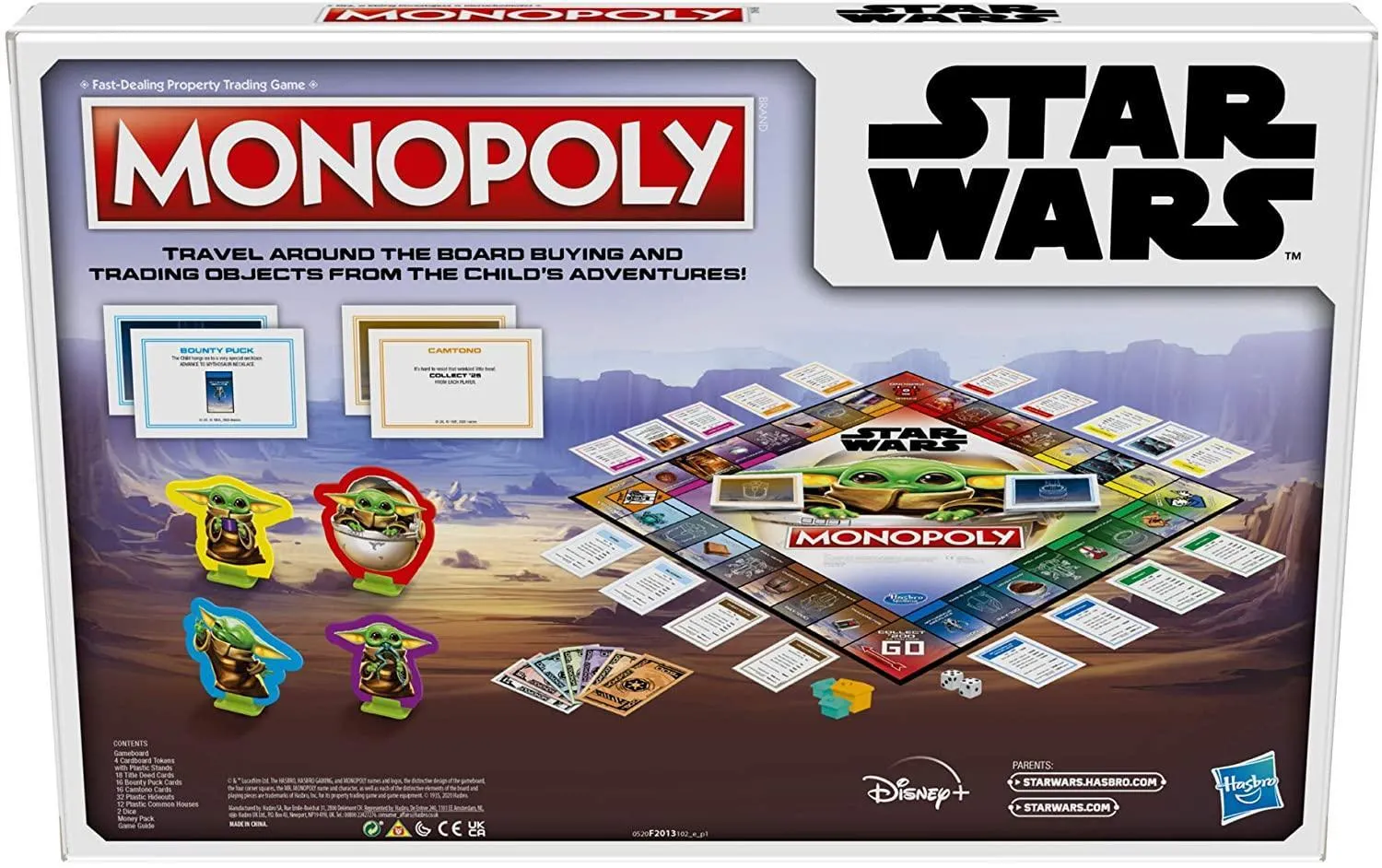 Monopoly Star Wars The Child Edition Board Game for Kids and Families (in Spanish)