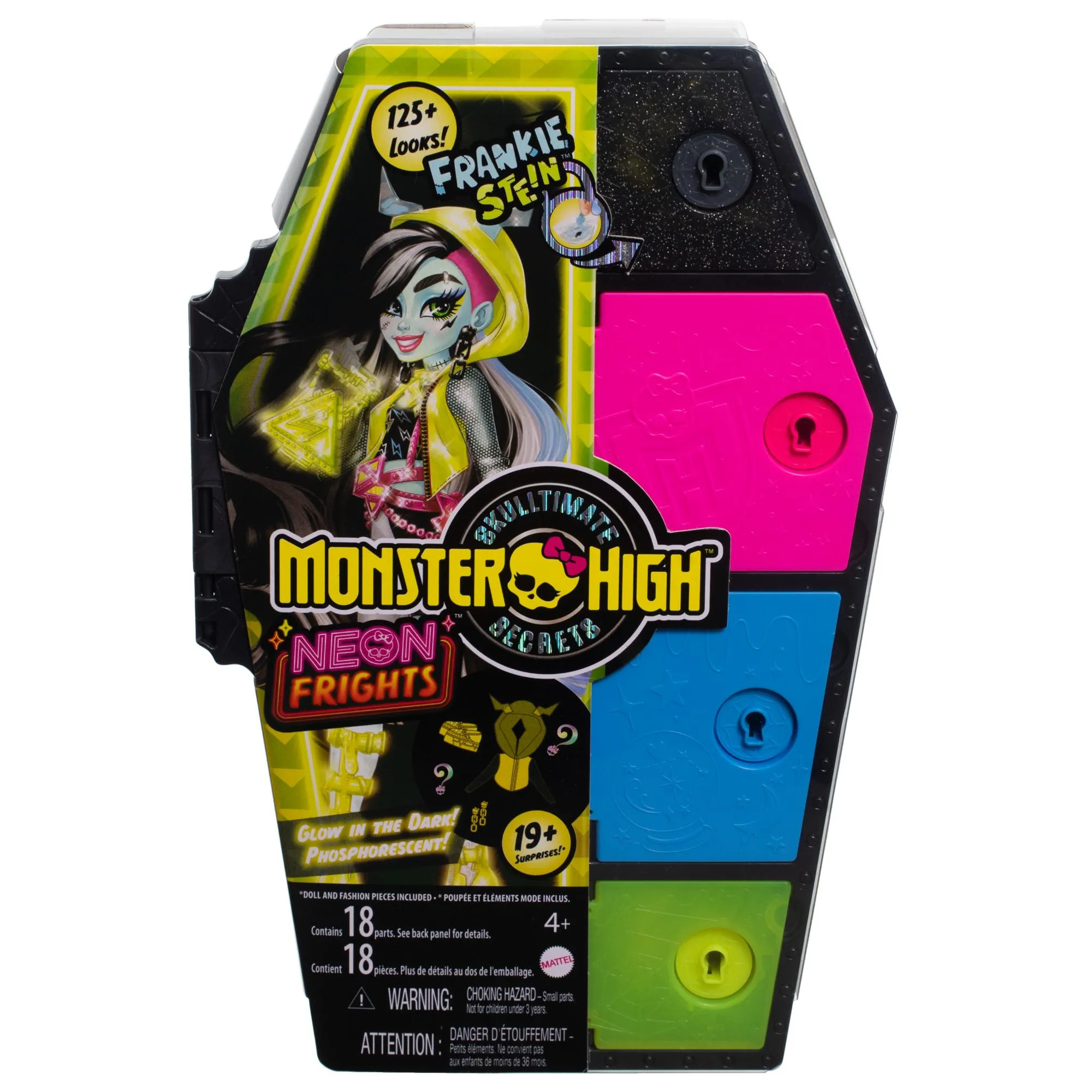 Monster High Skulltimate Secrets Neon Frights Doll - Frankie