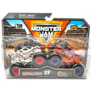 Monster Jam Monster Mutt vs Calavera Die-Cast 1:64 Scale Monster Truck 2-Pack