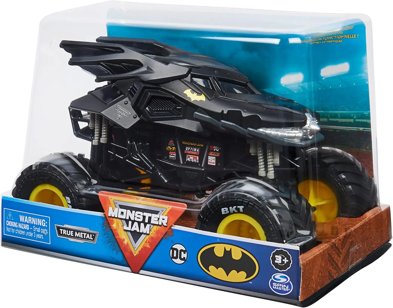 Monster Jam Official Batman Monster Truck, 1:24 Scale Die-Cast Collector Vehicle