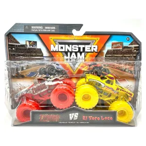 Monster Jam Zombie vs El Toro Loco Die-Cast 1:64 Scale Monster Truck 2-Pack