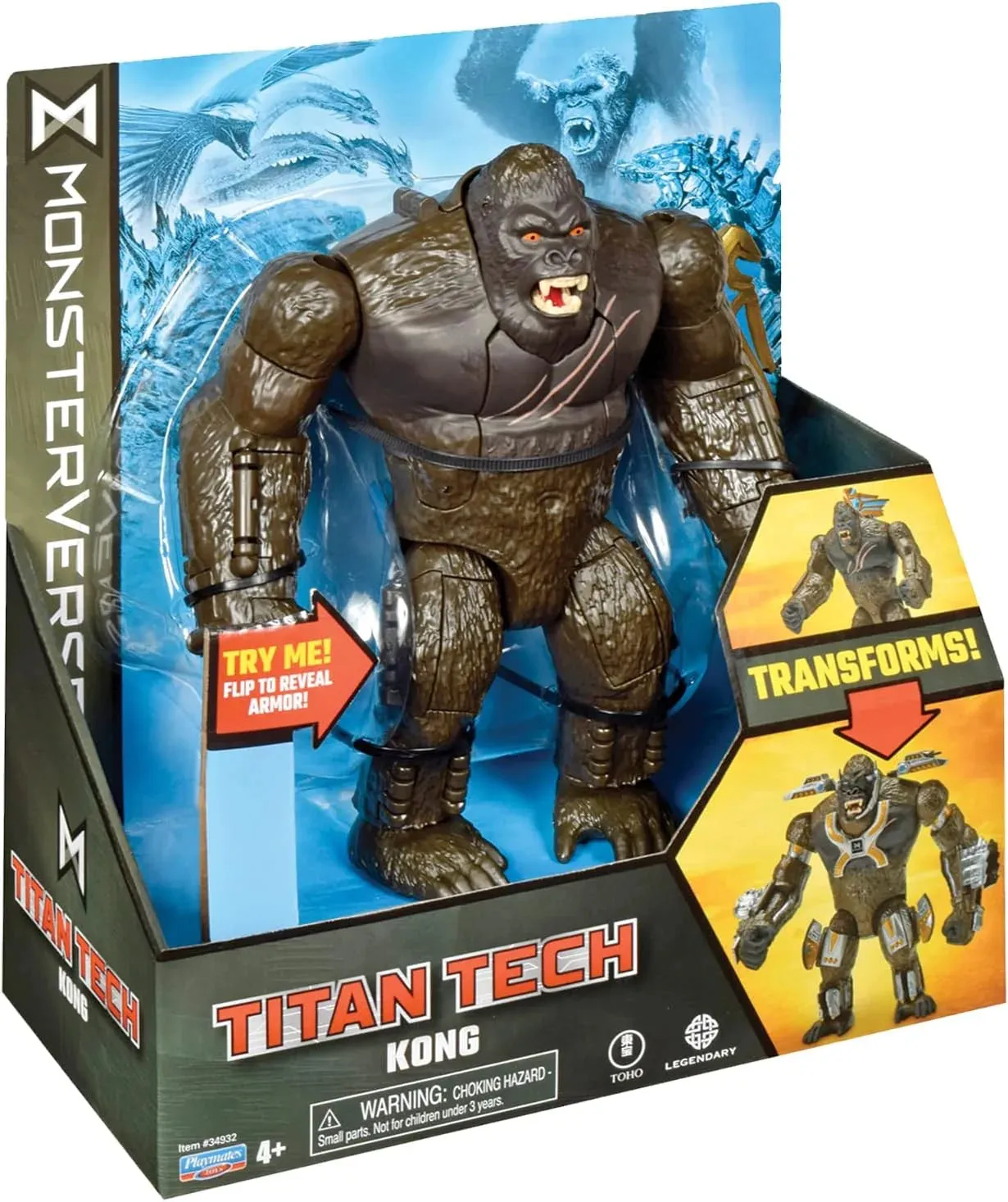Monsterverse Deluxe Transforming Kong Titan Tech Figure