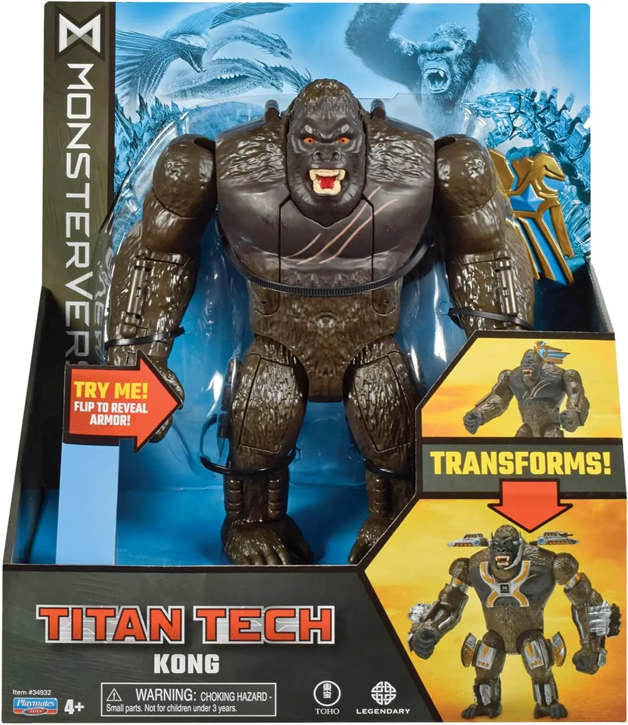 Monsterverse Deluxe Transforming Kong Titan Tech Figure