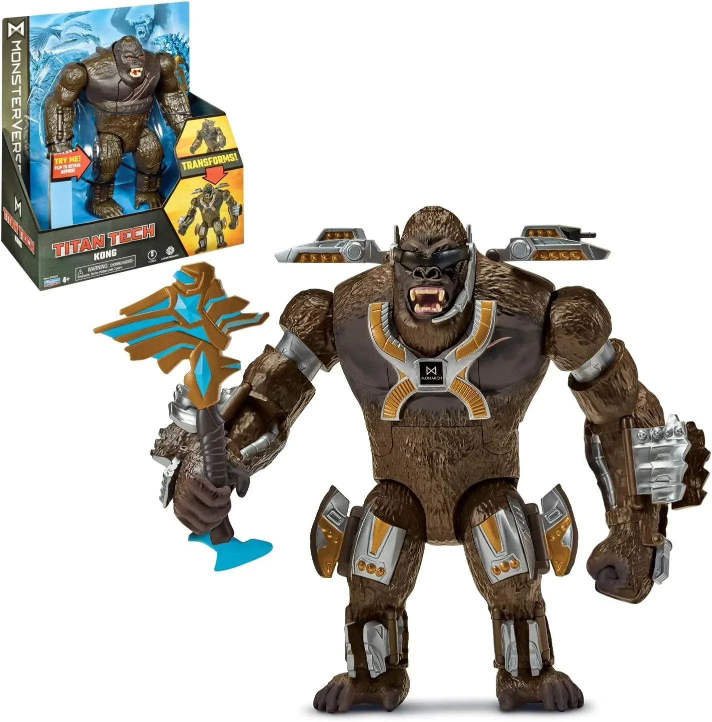 Monsterverse Deluxe Transforming Kong Titan Tech Figure