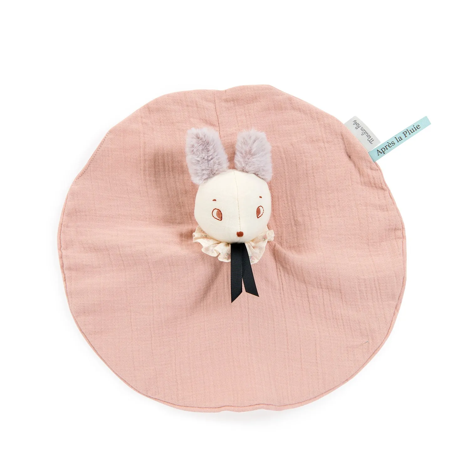 Moulin Roty Aprs La Pluie Brume The Mouse Pink Muslin Comforter