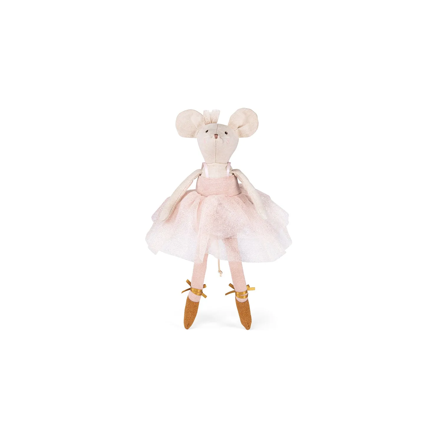 Moulin Roty La Petite Ecole De Danse Ballerina Mouse Carry Suitcase with Tutus