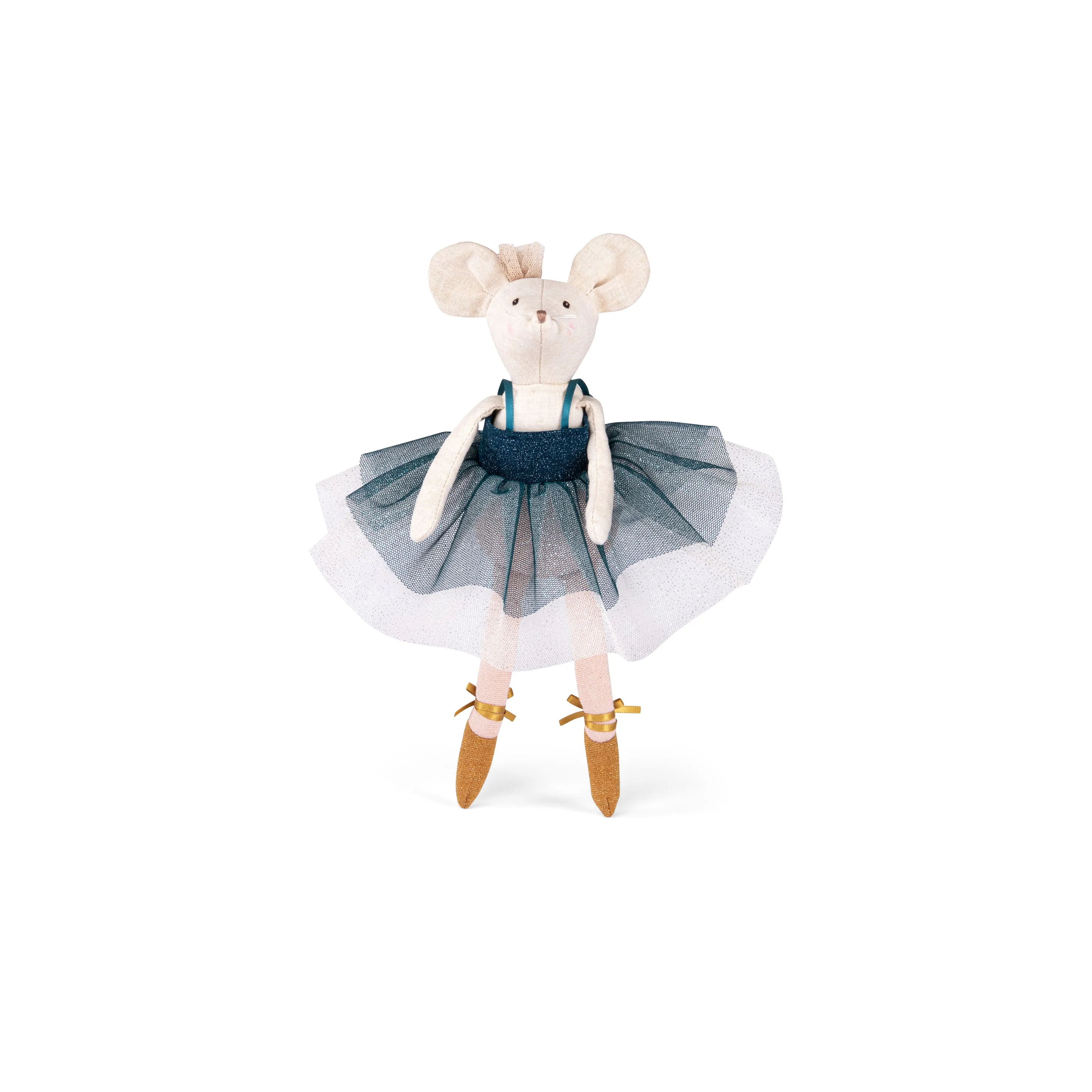 Moulin Roty La Petite Ecole De Danse Ballerina Mouse Carry Suitcase with Tutus