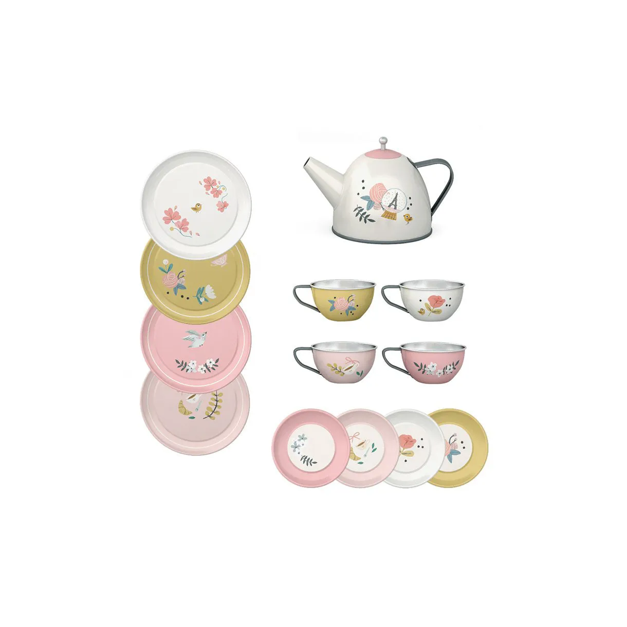 Moulin Roty Les Parisennes Tin Tea Suitcase