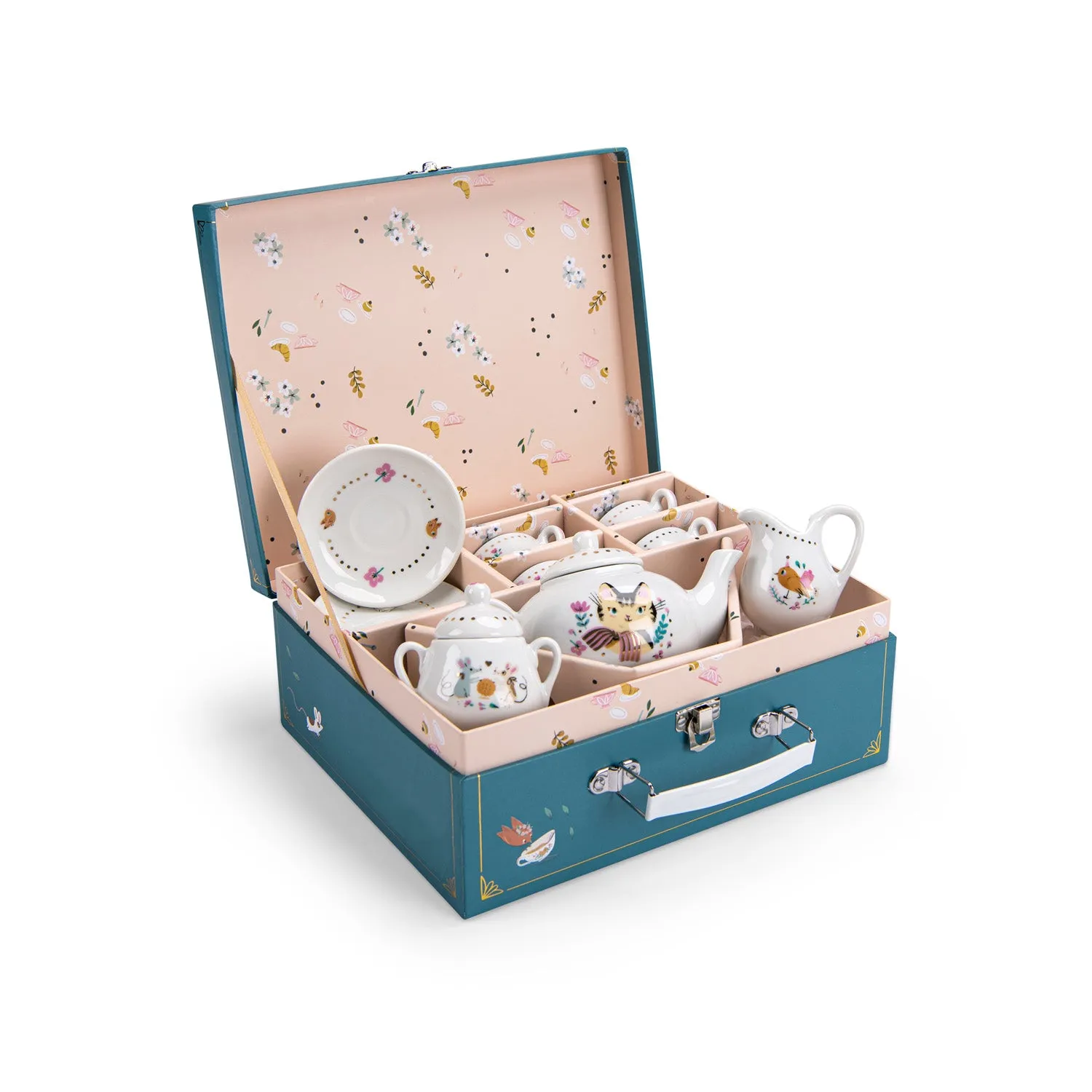 Moulin Roty Les Parisiennes Ceramic Tea Set