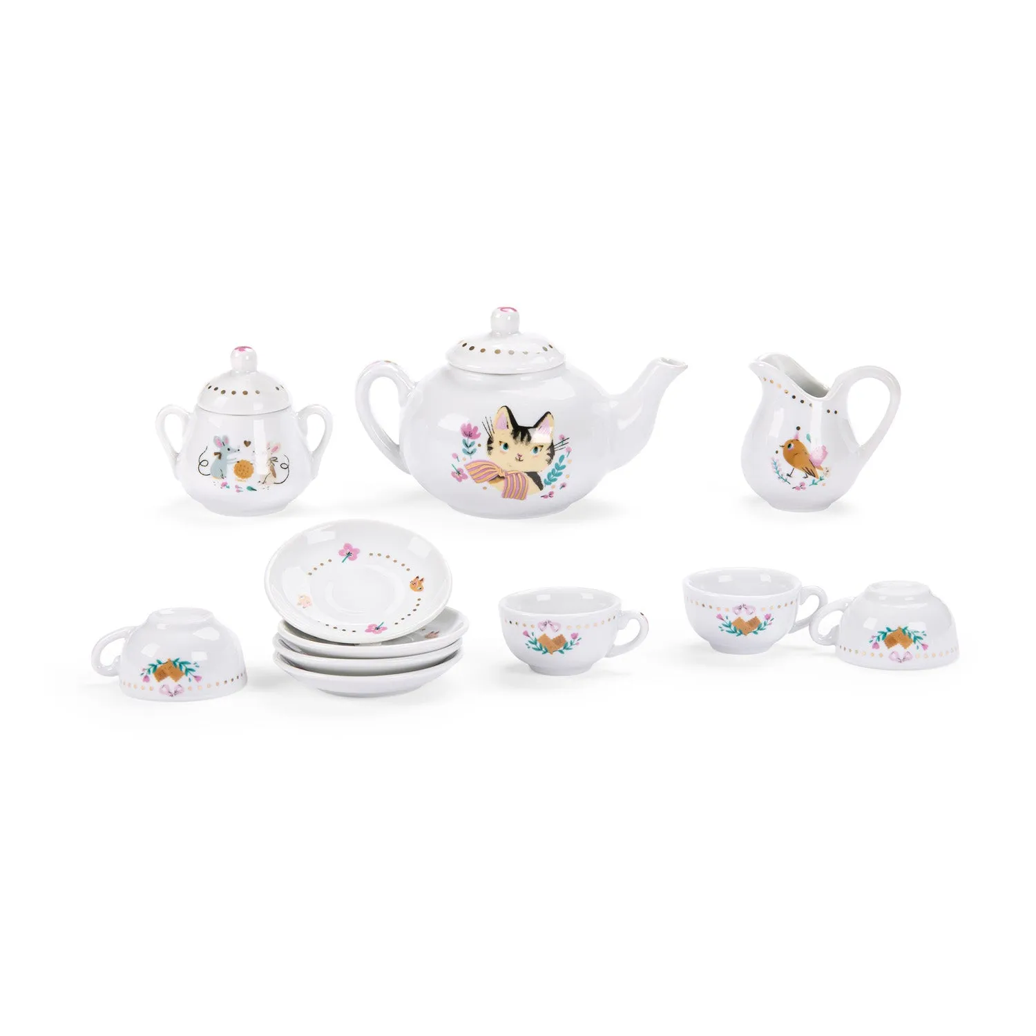 Moulin Roty Les Parisiennes Ceramic Tea Set