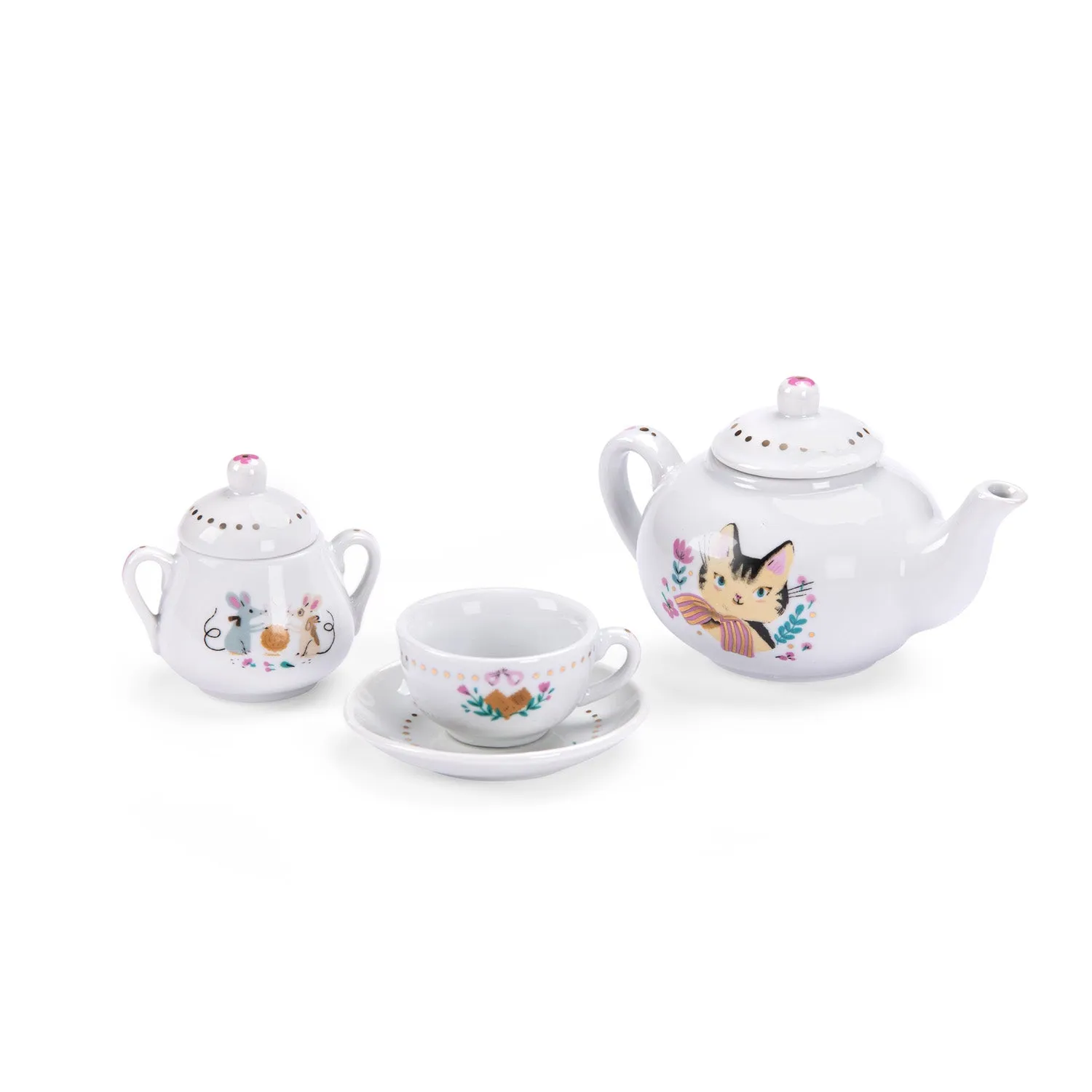 Moulin Roty Les Parisiennes Ceramic Tea Set