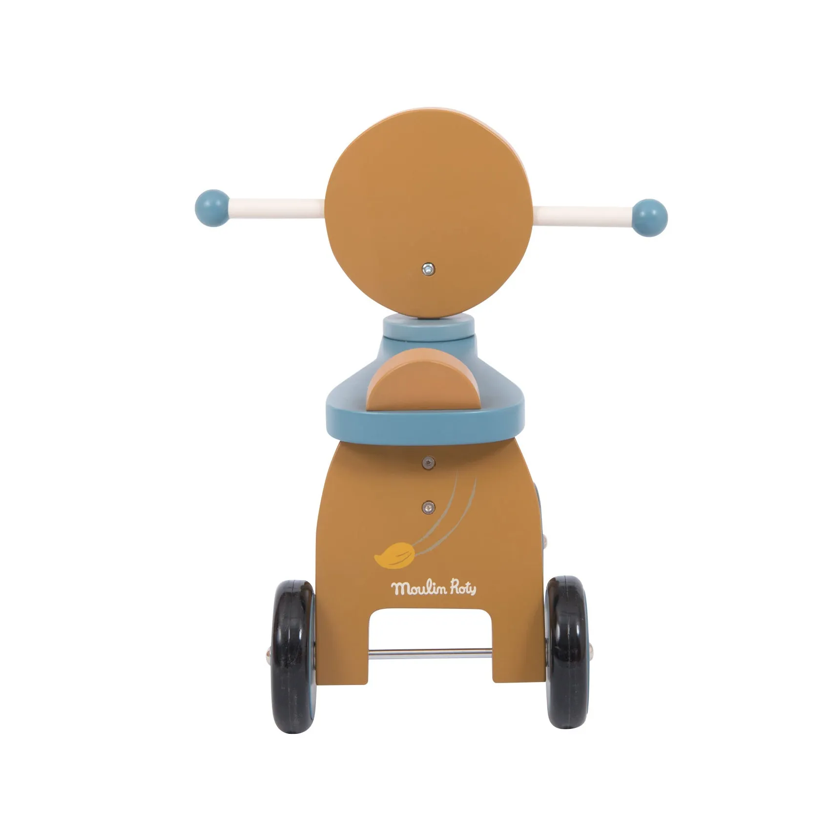 Moulin Roty Sous Mon Baobab Baby Balance Learning Lion Wooden Stroller