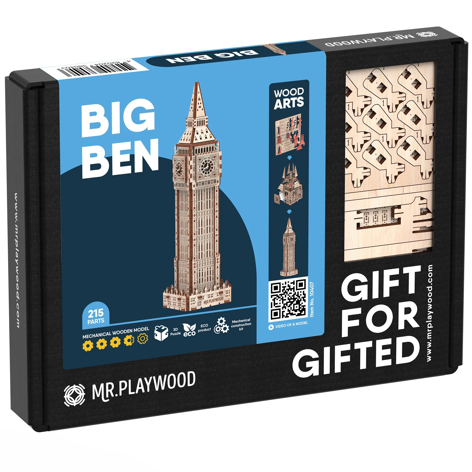 Mr.PLAYWOOD Big Ben 3D Wooden STEM Puzzle