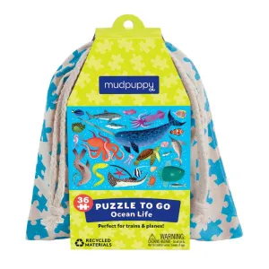 Mud Puppy 36 Piece Puzzle To Go Ocean Life
