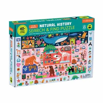 Mud Puppy Natural History Museum SeaRCh & Find Puzzle