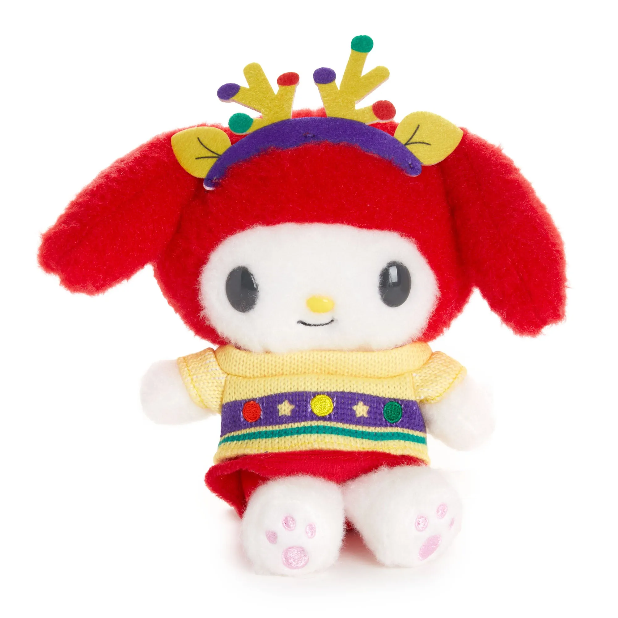 My Melody Fuzzy Plush (Sweater Weather Series) SANRIO