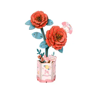 My Melody Red Camellia 3D Wooden Puzzle SANRIO