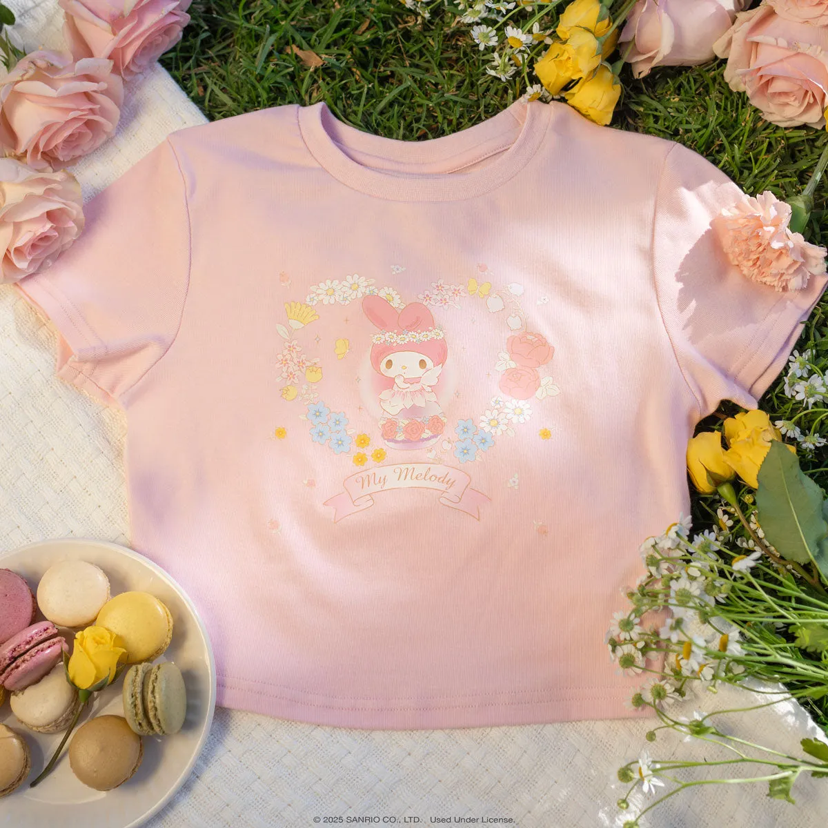 My Melody x JapanLA Fairy Crop Tee (50th Anniv.) SANRIO