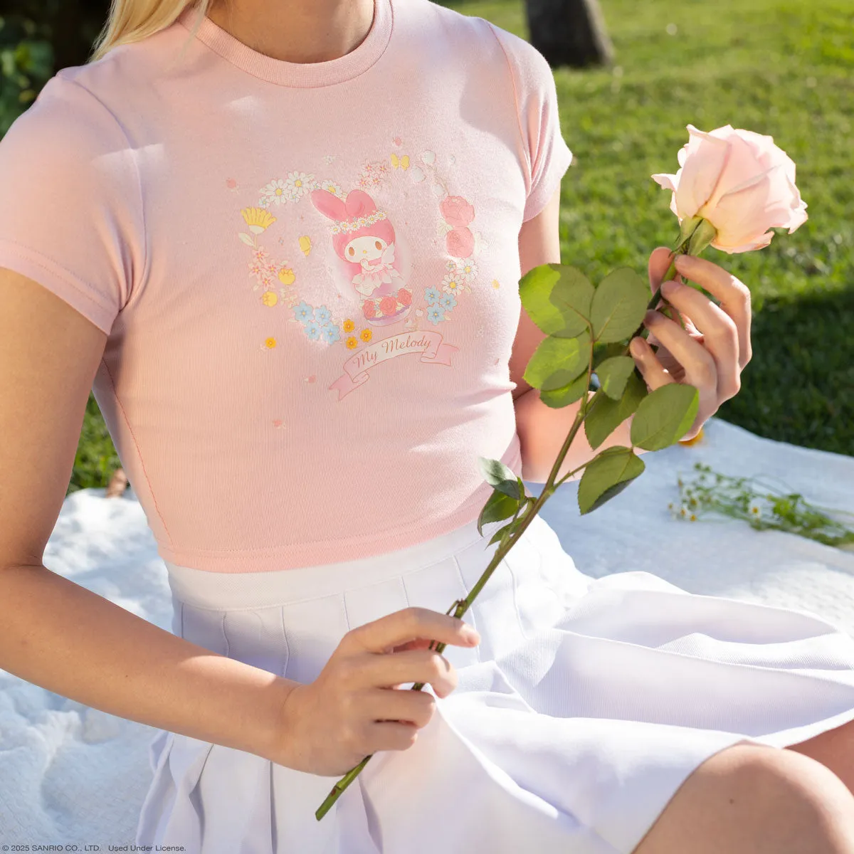 My Melody x JapanLA Fairy Crop Tee (50th Anniv.) SANRIO