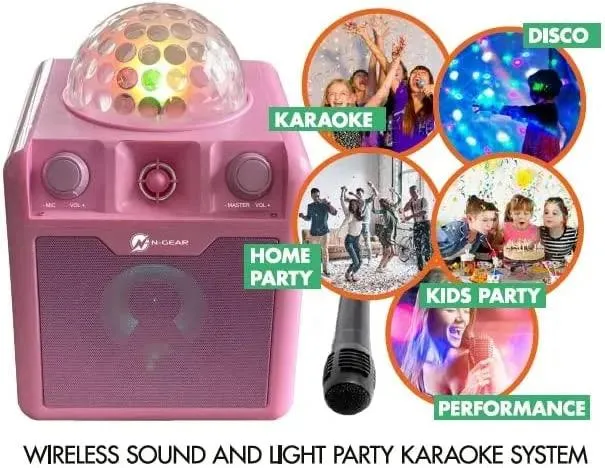 N-Gear Disco Block 410 Karaoke, Pink