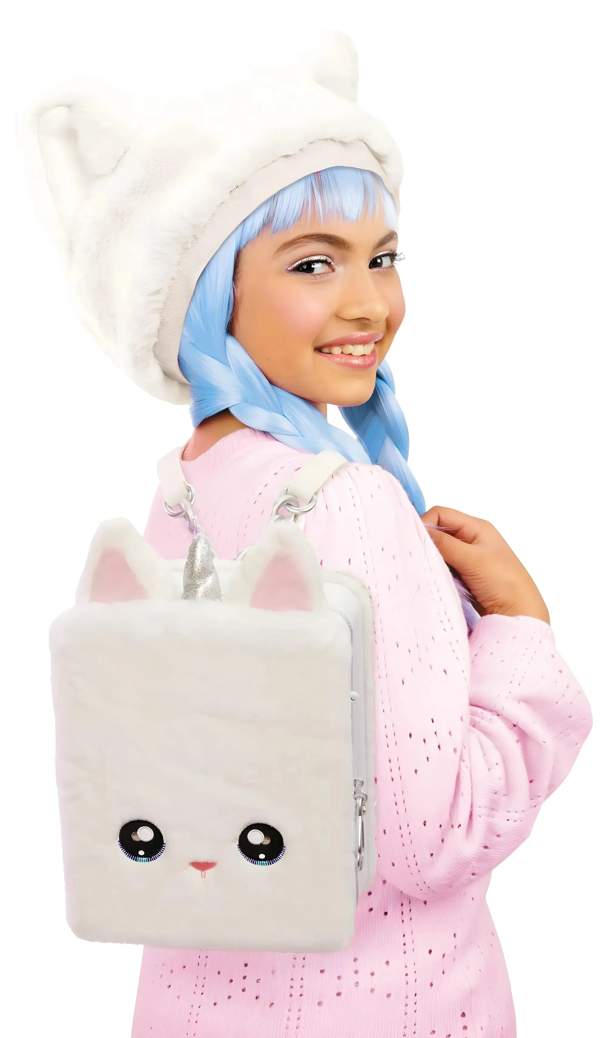 Na! Na! Na! Surprise 3-in-1 Backpack Bedroom Whitney Sparkles White Playset