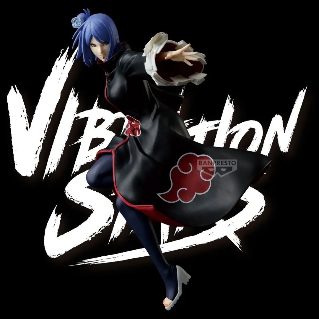 Naruto Shippuden Vibration Stars - Tobi & Konan - Bkonan Figure  Statue By Banpresto