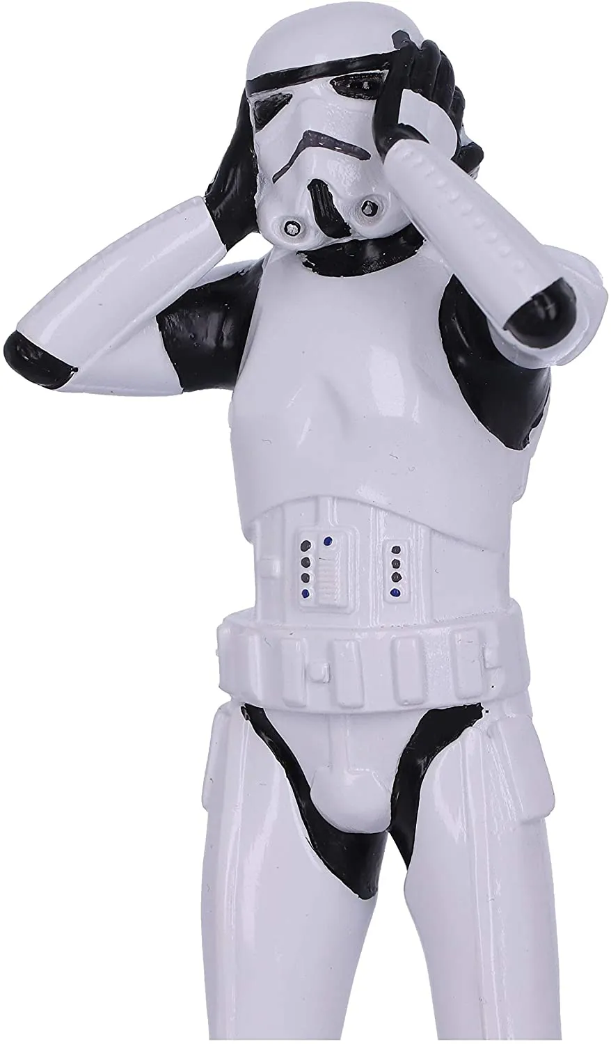 Nemesis Now Original Stormtrooper Three Wise Sci-Fi Figurines, White, 14cm