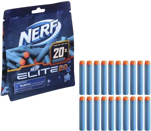Nerf Elite 2.0 20-Dart Refill Pack Compatible With All Nerf Elite Blasters