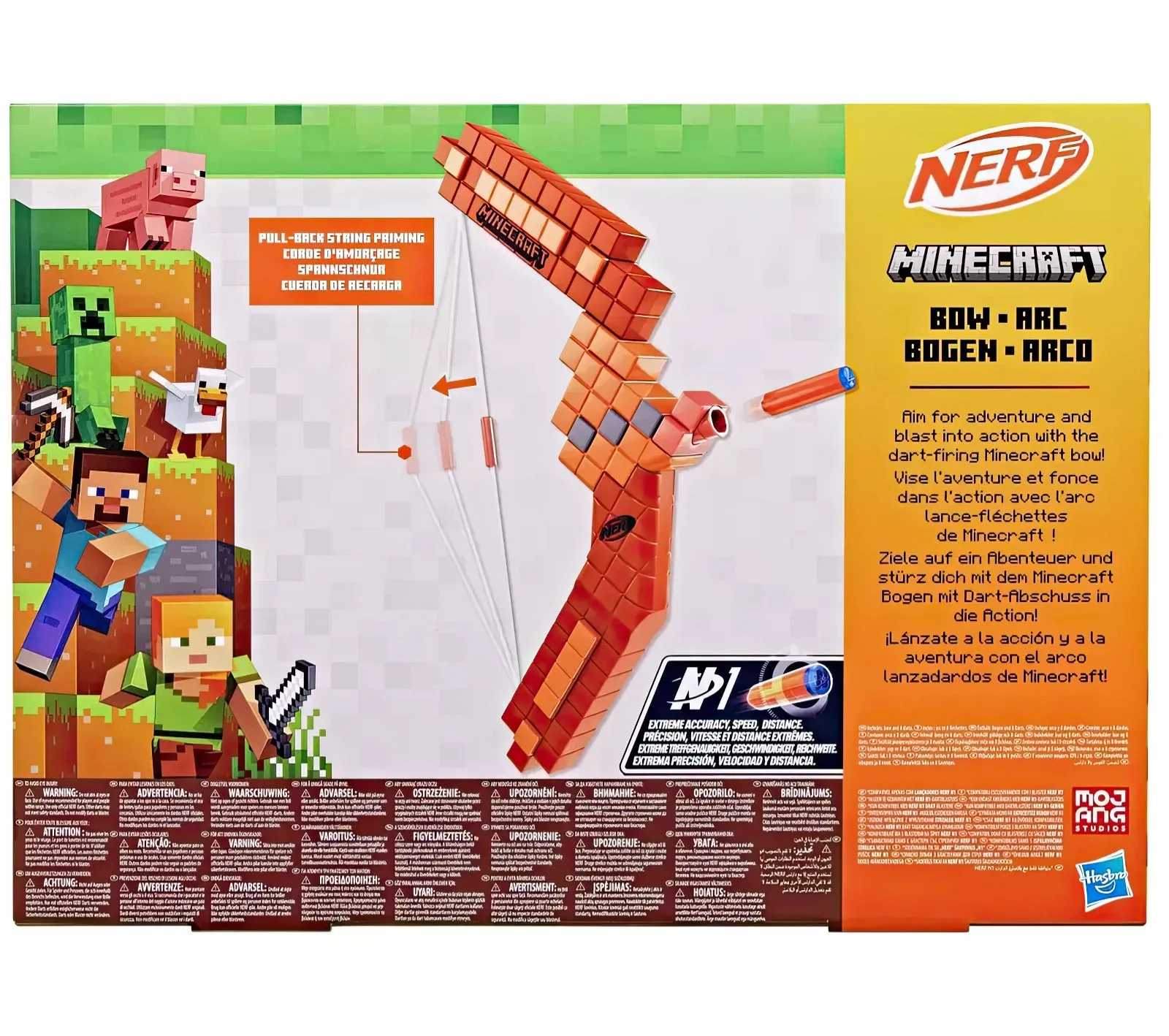 NERF Minecraft Bow Dart Blaster