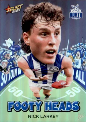 Nick Larkey, FH68, Footy Heads, 2025 Select AFL Footy Stars