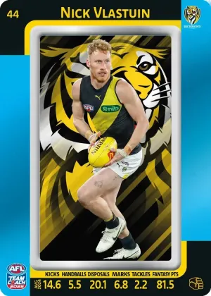 Nick Vlatuin, #44, Blue Parallel, 2025 Teamcoach AFL