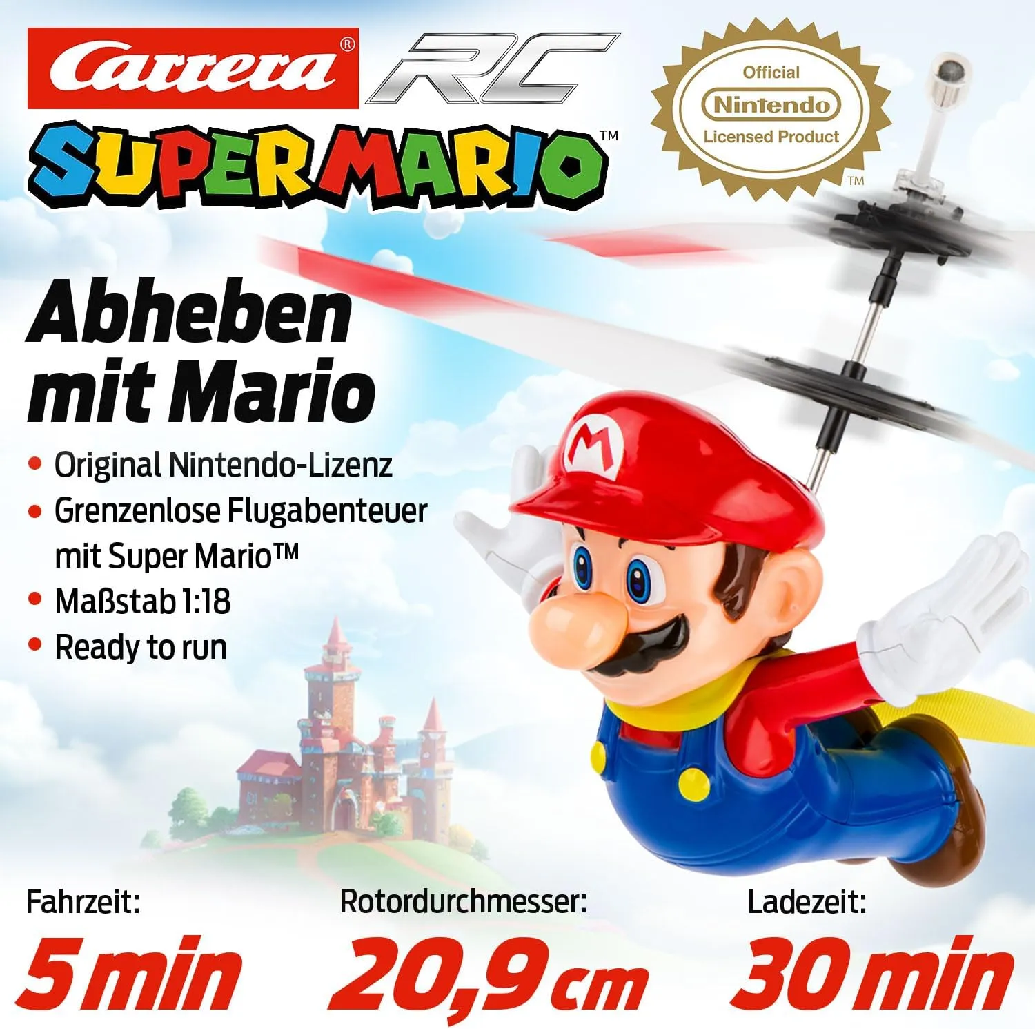 Nintendo Super Mario Remote Controlled Flying Mario
