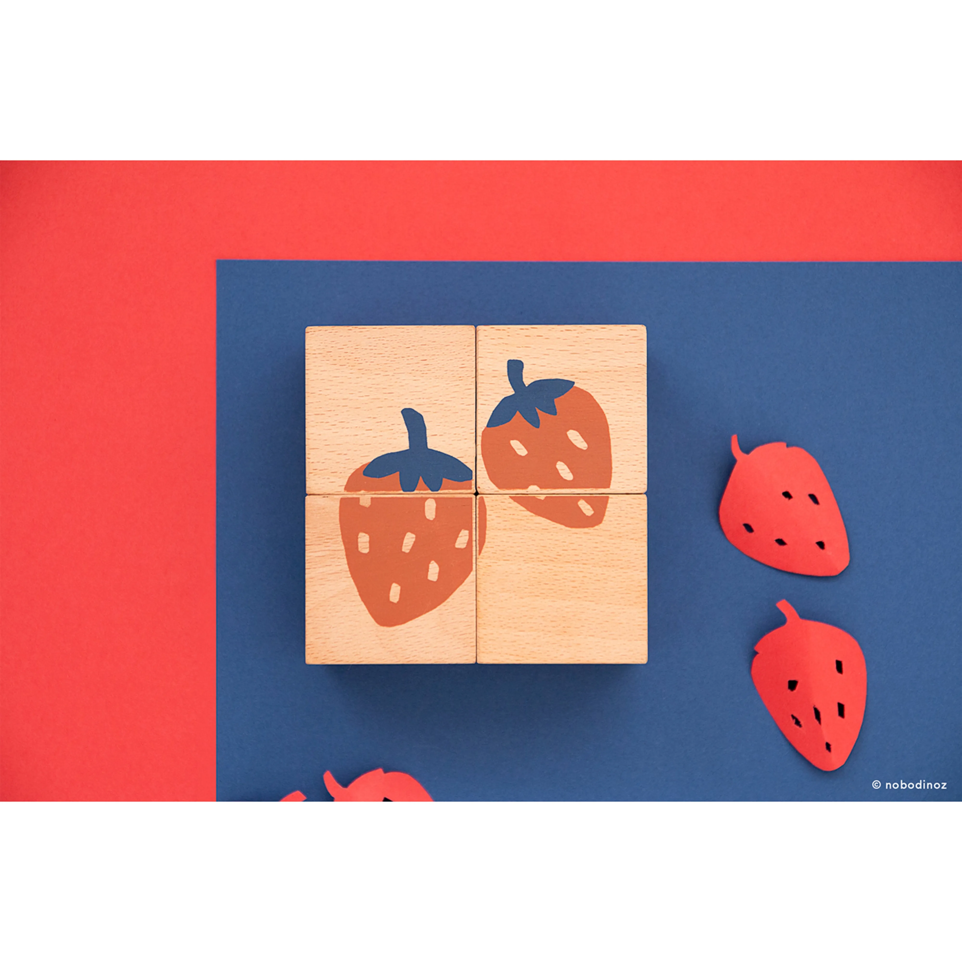 nobodinoz Fruits Wooden Cubes