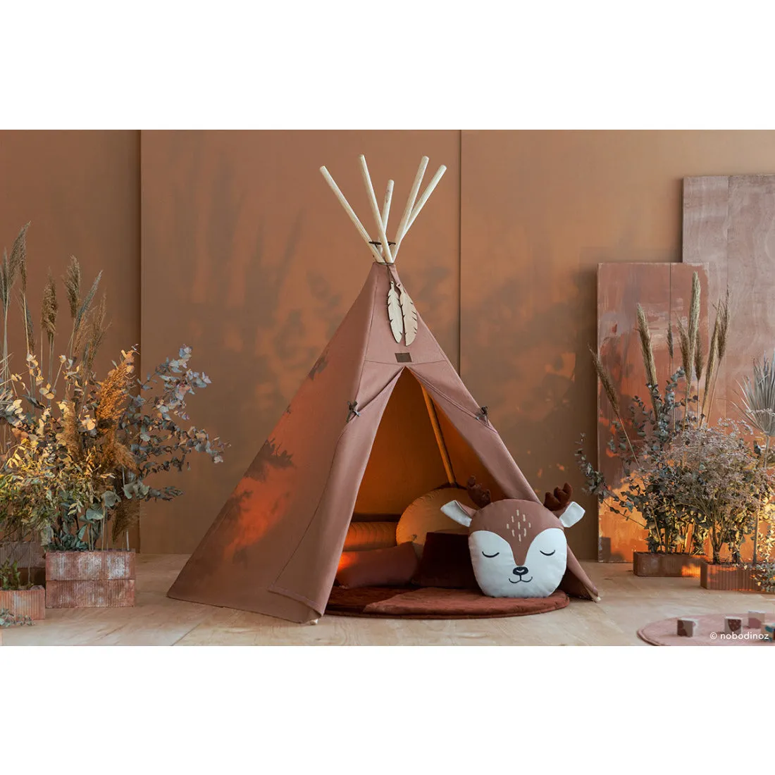nobodinoz Nevada Tipi Sienna Brown