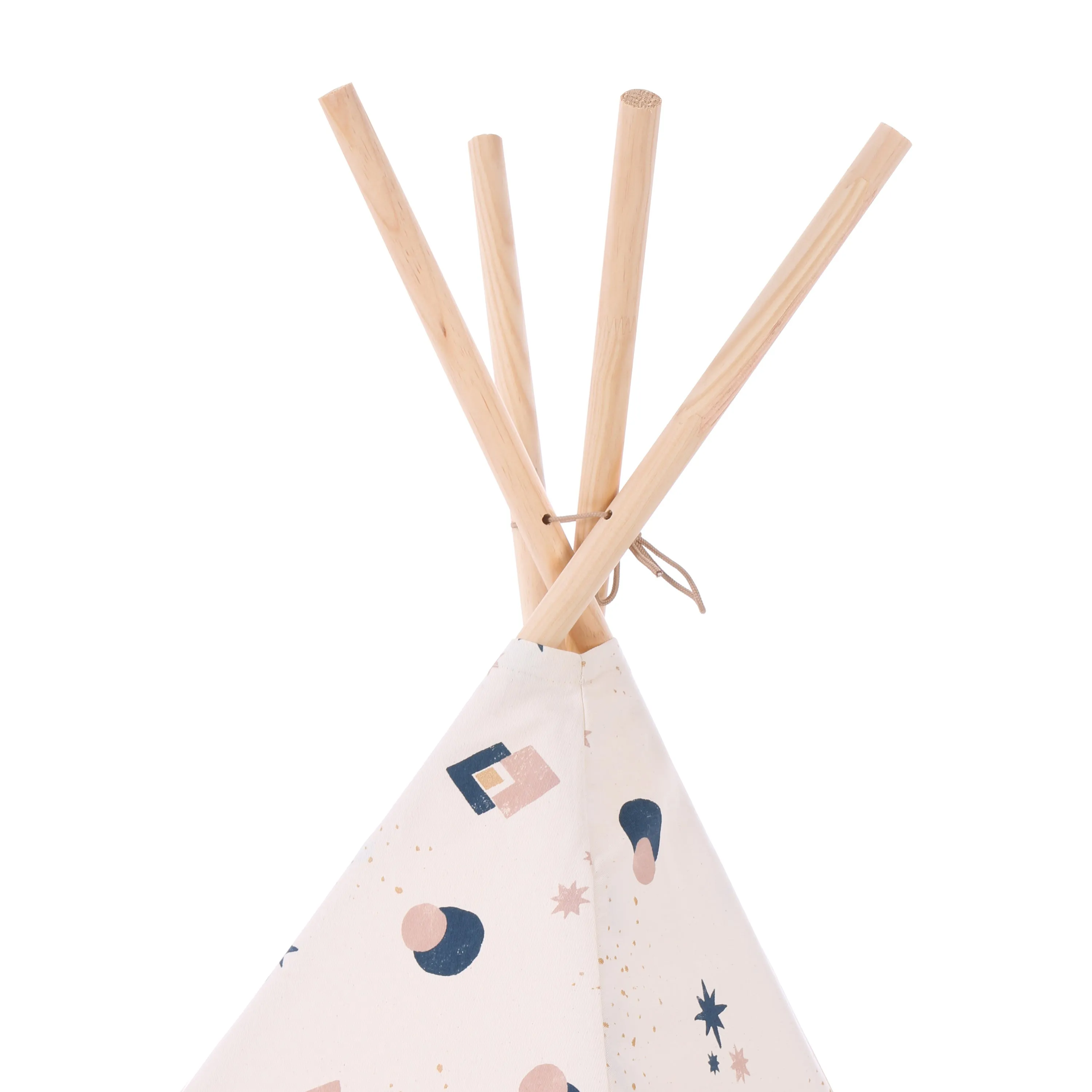 nobodinoz Phoenix Teepee Night Blue Eclipse/Natural