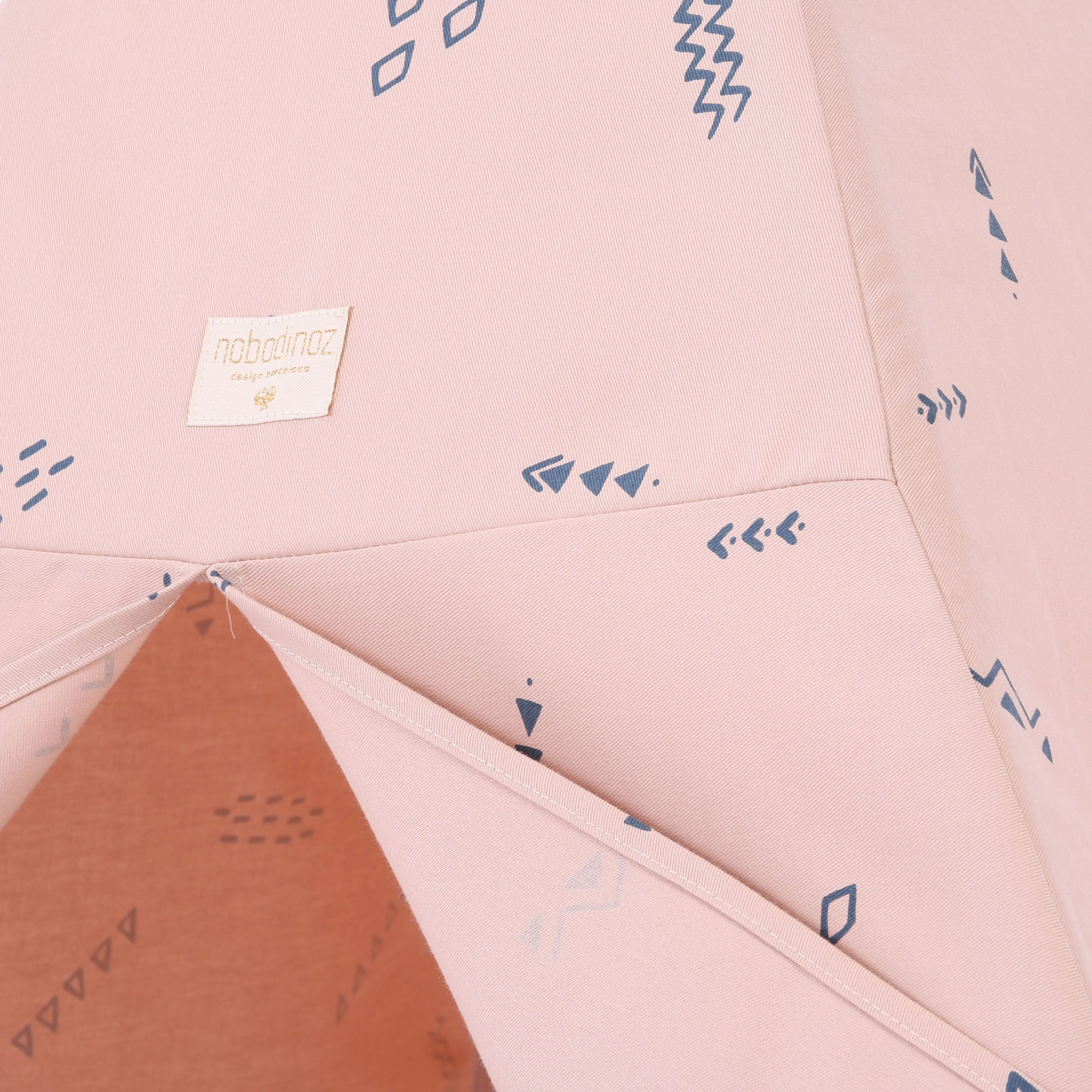 nobodinoz Teepee Blue Secrets/Misty Pink