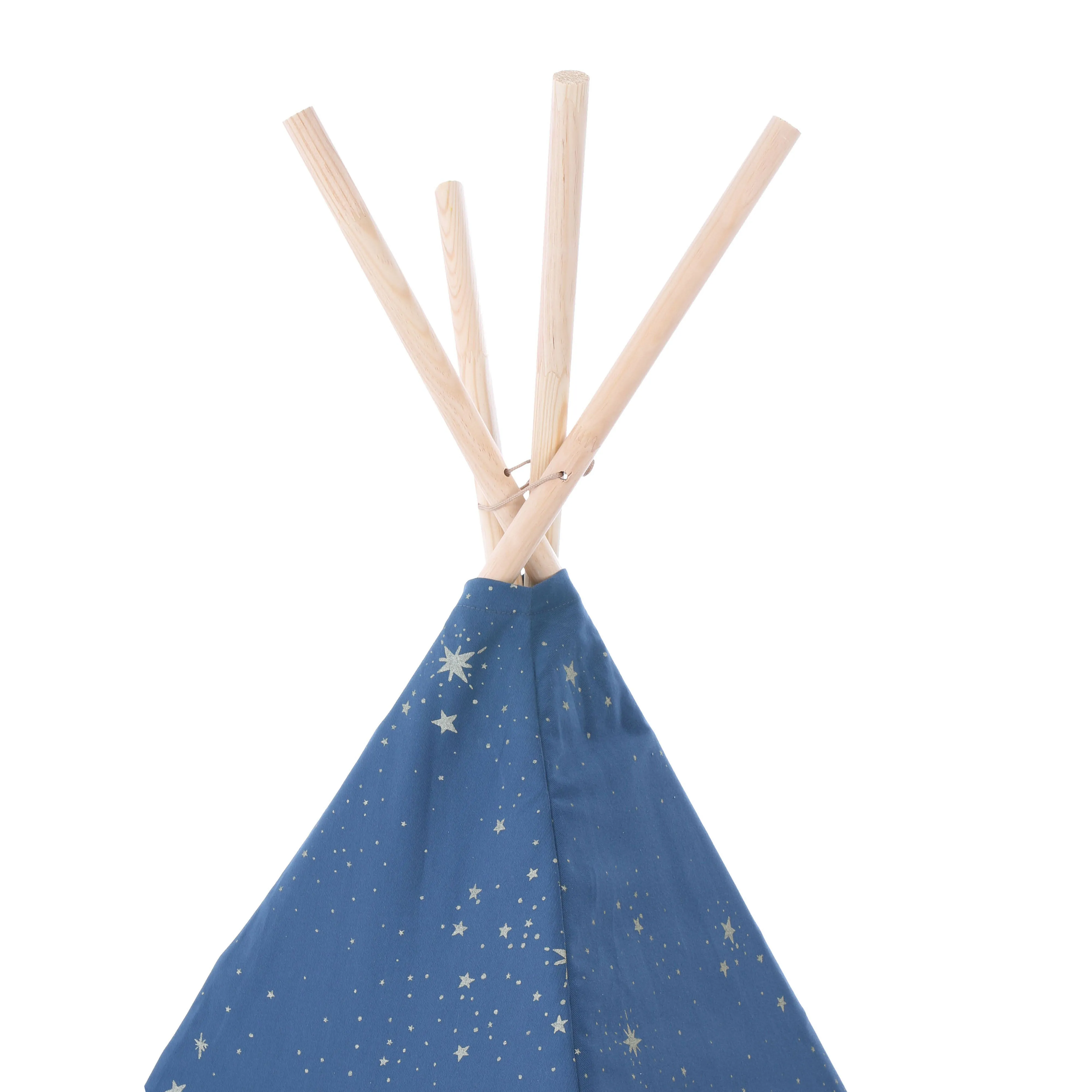 nobodinoz Teepee Gold Stella/Night Blue